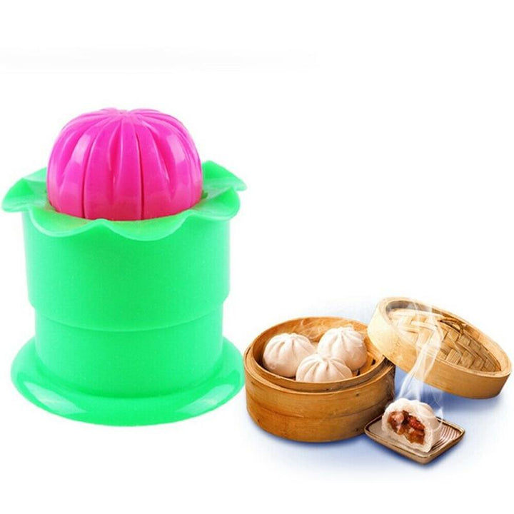 DIY food tool: dumpling maker & bun press for crafting uniform dumplings at home.