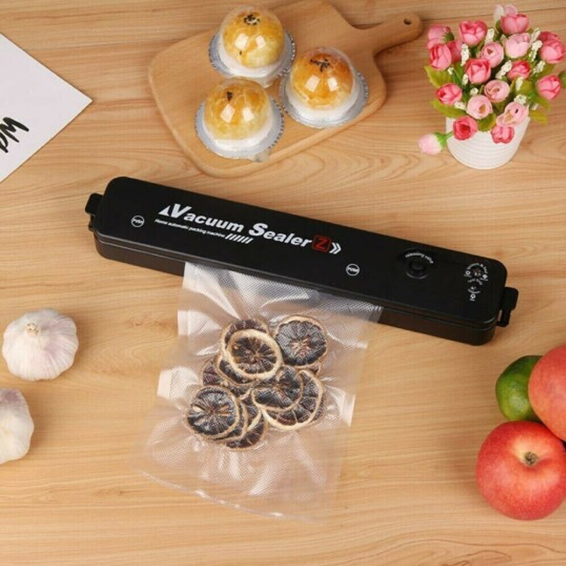 Modern kitchen counter showcasing the Kitchen Electric Food Vacuum Sealer, a smart appliance.