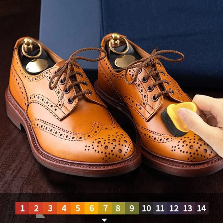 Leather Repair & Recoloring Cream for shoes & furniture, restores color, fixes scratches, 30ml jar