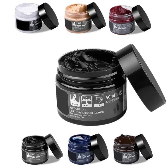 Easy-to-use leather & vinyl repair gel tube. Crack filler for DIY furniture, car, shoe & bag restoration.