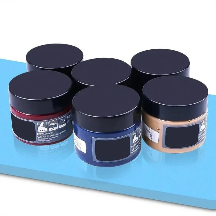 Durable leather & vinyl repair gel, a long-lasting crack filler for furniture, car seats & shoes. DIY leather care.