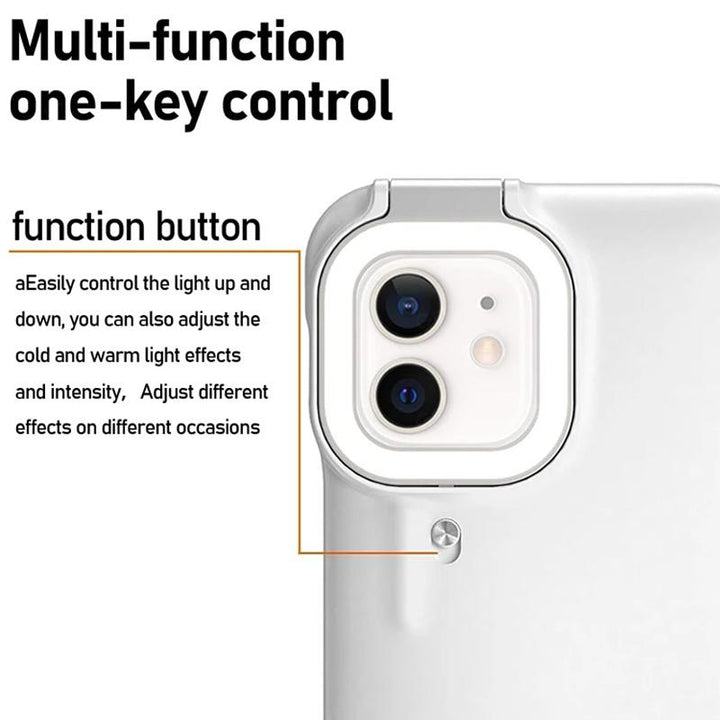 Innovative mobile accessory: LED light phone case providing adjustable brightness for various shooting conditions