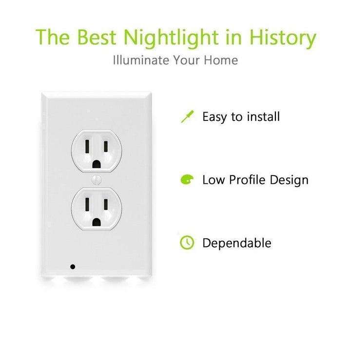 Innovative LED night light outlet cover, a practical and stylish addition to any home's lighting