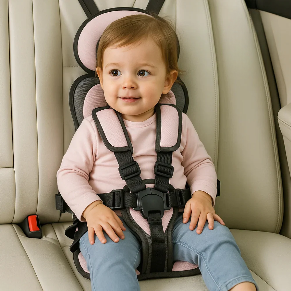 Must-have child car accessory: portable travel harness for kid safety. Lightweight, secure toddler car seat alternative.