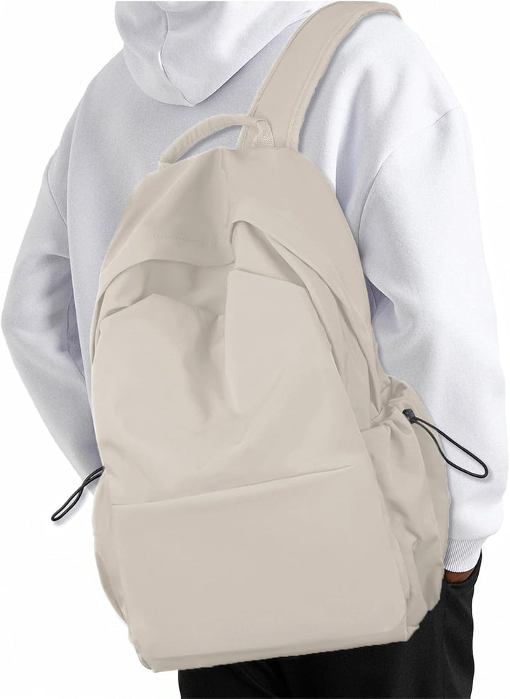 Lightweight water-resistant unisex backpack for daily commute & travel.
