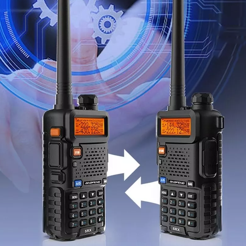 Long Range Handheld Walkie Talkie, black, for outdoor adventures and reliable communication