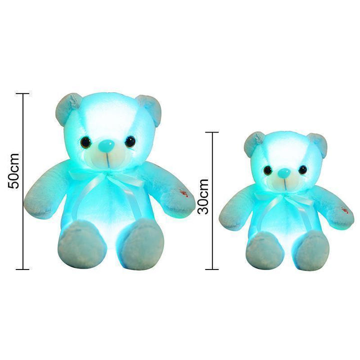 Unisex LED light-up teddy bear, an adorable stuffed animal and unique kids' gift