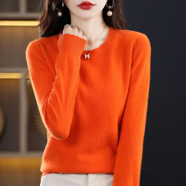 Everyday women's luxuriously soft crewneck sweater. A long-sleeve, relaxed fit top for chic style.