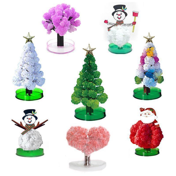 Unisex Magic Growing Crystal Tree Kit, perfect novelty gift for Christmas & science lovers