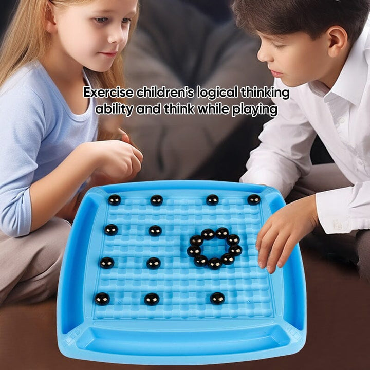 Magnetic Attraction Chess game board with pieces, perfect for family fun and strategy development.