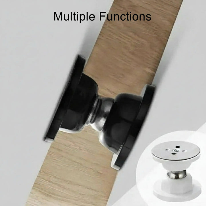 Strong magnetic door stop, prevents door damage. Wall & floor mount options for home improvement.