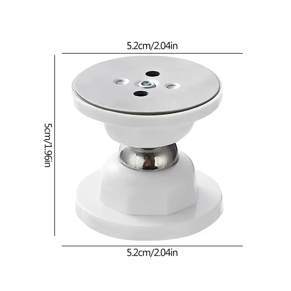 Easy install magnetic door stop. Dual mount door holder, perfect for residential & commercial door security.