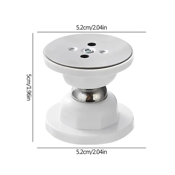 Easy install magnetic door stop. Dual mount door holder, perfect for residential & commercial door security.