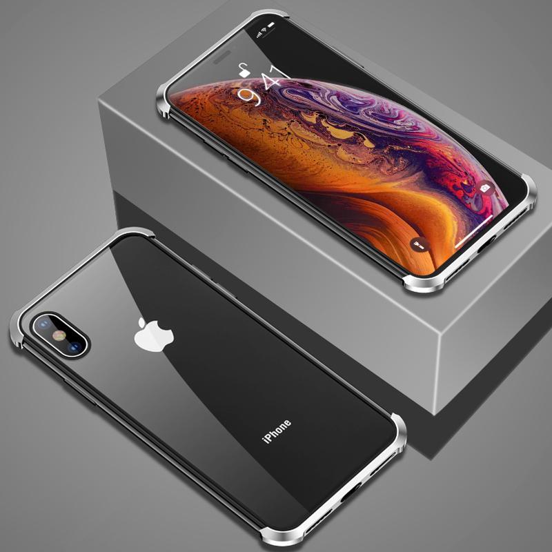 Side view of the magnetic phone case showing precise button cutouts and seamless design, full protection