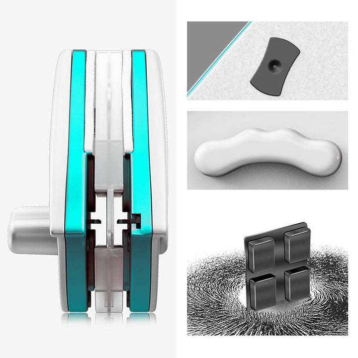 Efficient magnetic window scrubber, perfect for hard-to-reach double-glazed glass