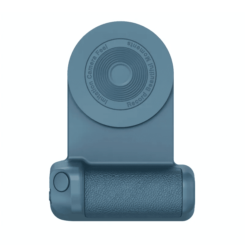 Black universal magnetic phone grip, ideal for mobile photography with its Bluetooth shutter