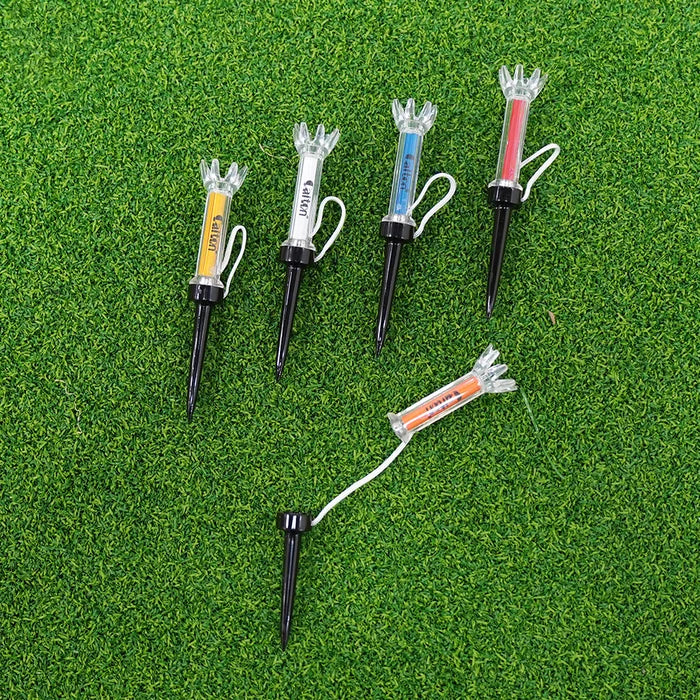 Magnetic 360° Rebound Golf Tees, 5-pack, essential golf training equipment