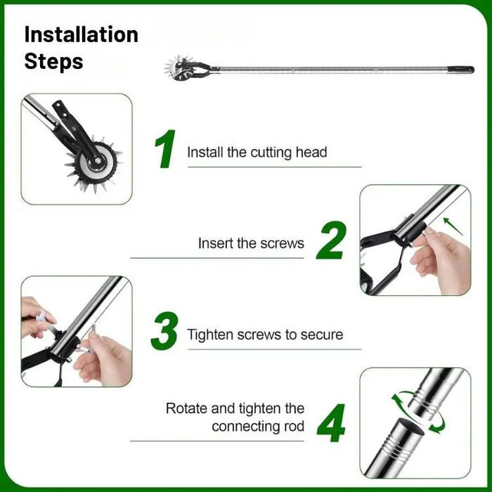 TavvitaImp008 manual lawn edger for pristine outdoor yard borders & professional landscaping.