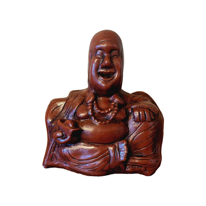 Resin humorous Buddha sculpture, a delightful and unique decoration for any room