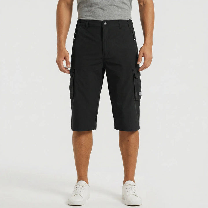 Men's hiking cargo shorts with quick-dry fabric & multi-pockets, built for adventure, utility & comfort.