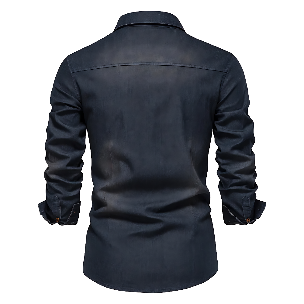 Men's AdaptiveFit casual slim fit shirt, versatile for smart casual or everyday button down looks.