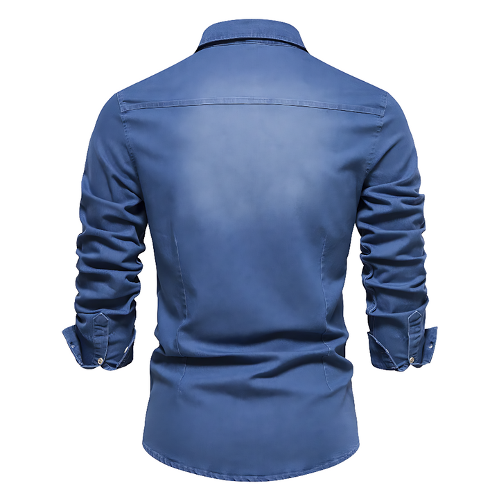High-quality Men's AdaptiveFit casual shirt, a core piece for modern men's fashion.