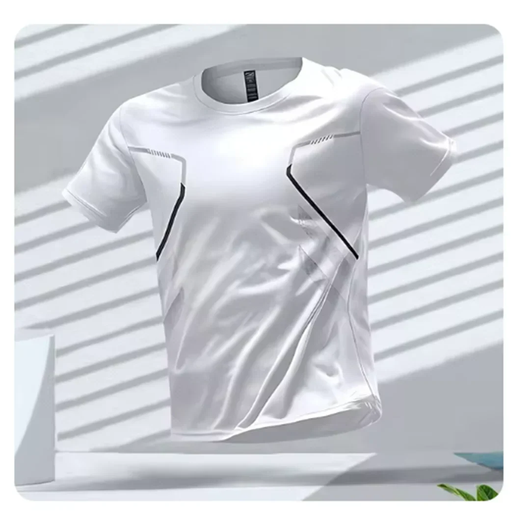 Versatile men's athletic t-shirt, comfortable for workouts, sports, or casual wear.