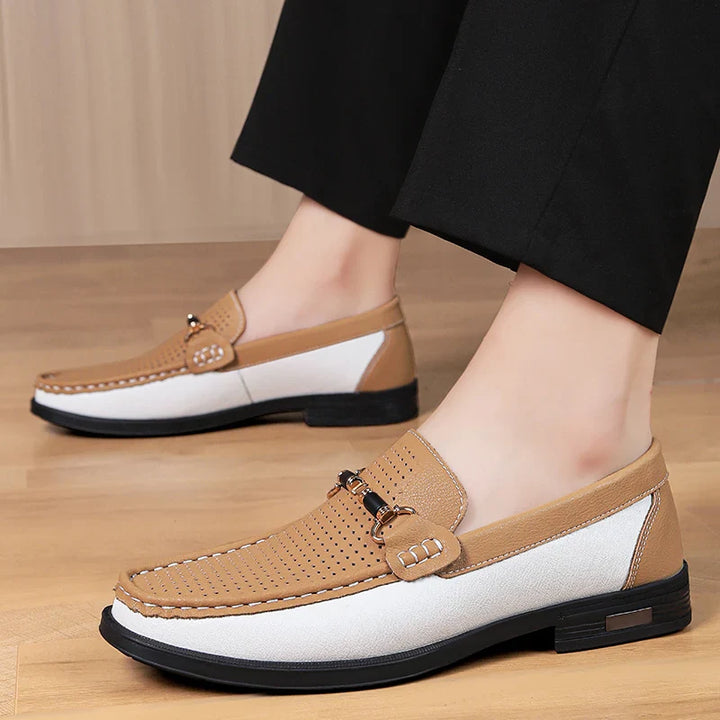 Men's casual leather bit loafers, a versatile choice for any occasion