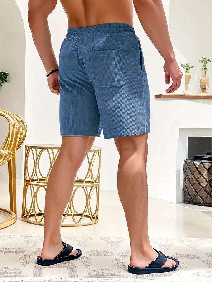 Men's pool shorts, quick-dry and comfortable with an elastic waist for summer.