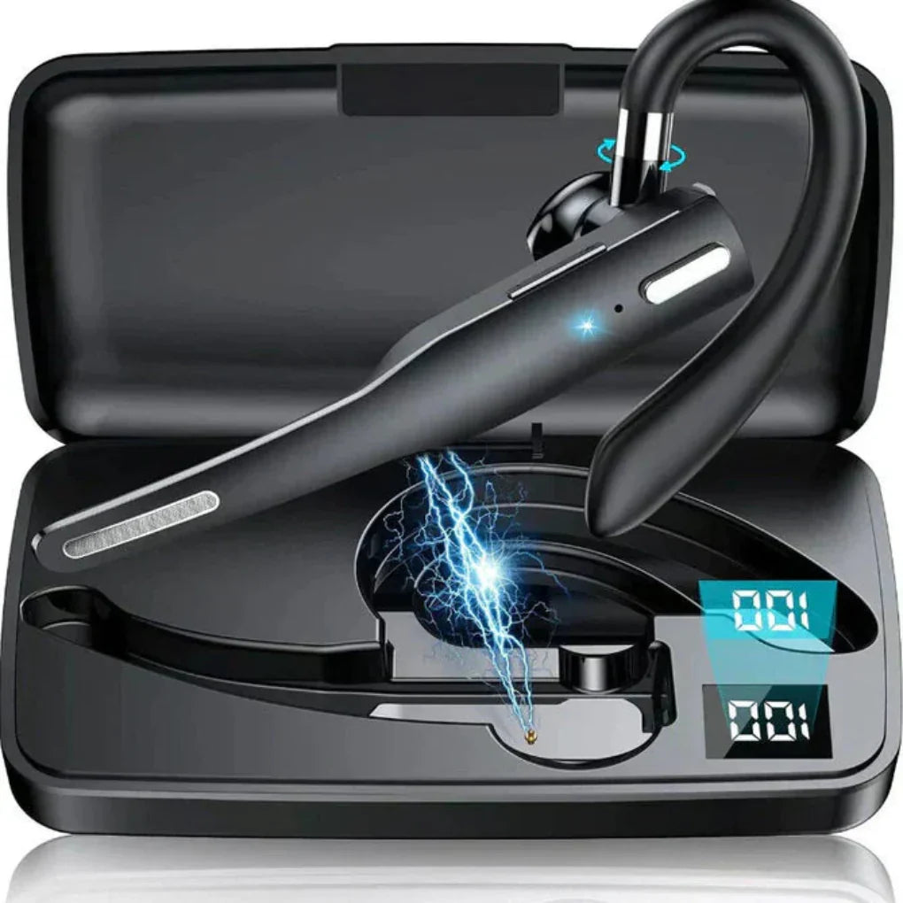 High-performance men's Bluetooth 5.1 headset with active noise cancelling & dual clear voice microphones.