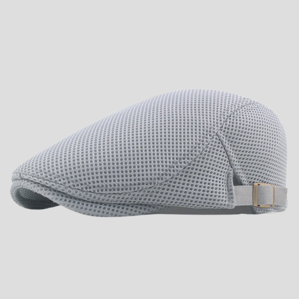 Lightweight men's summer baseball cap with breathable mesh back, offering excellent sun protection for outdoor wear.