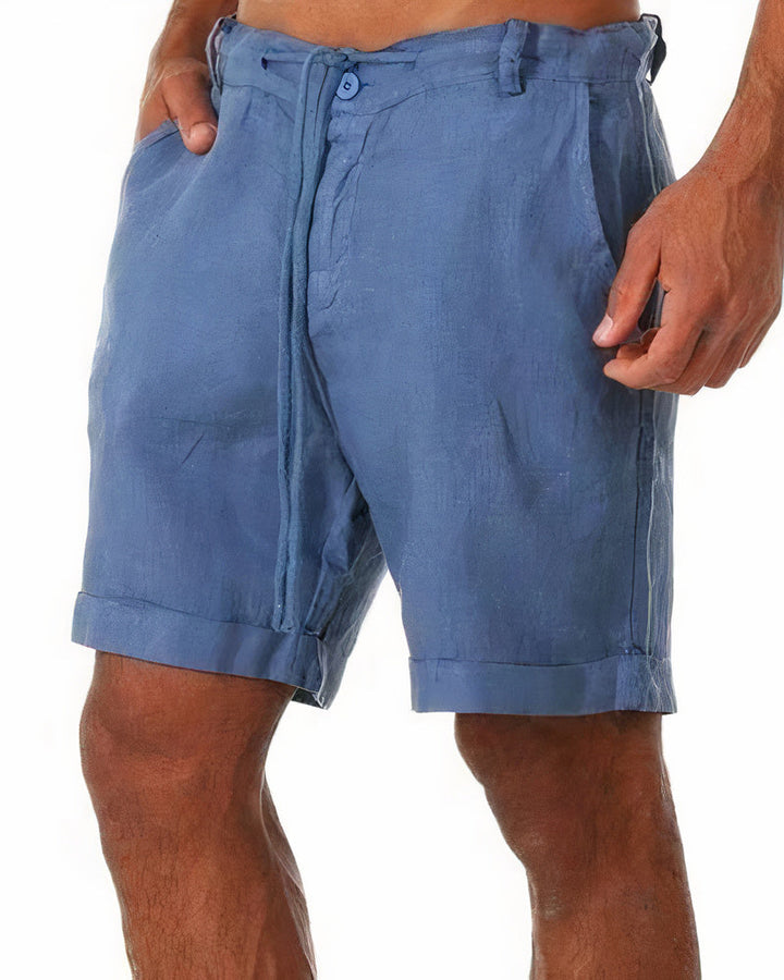 Relaxed fit men's casual Bermuda shorts for ultimate summer comfort, perfect for vacation or beach.