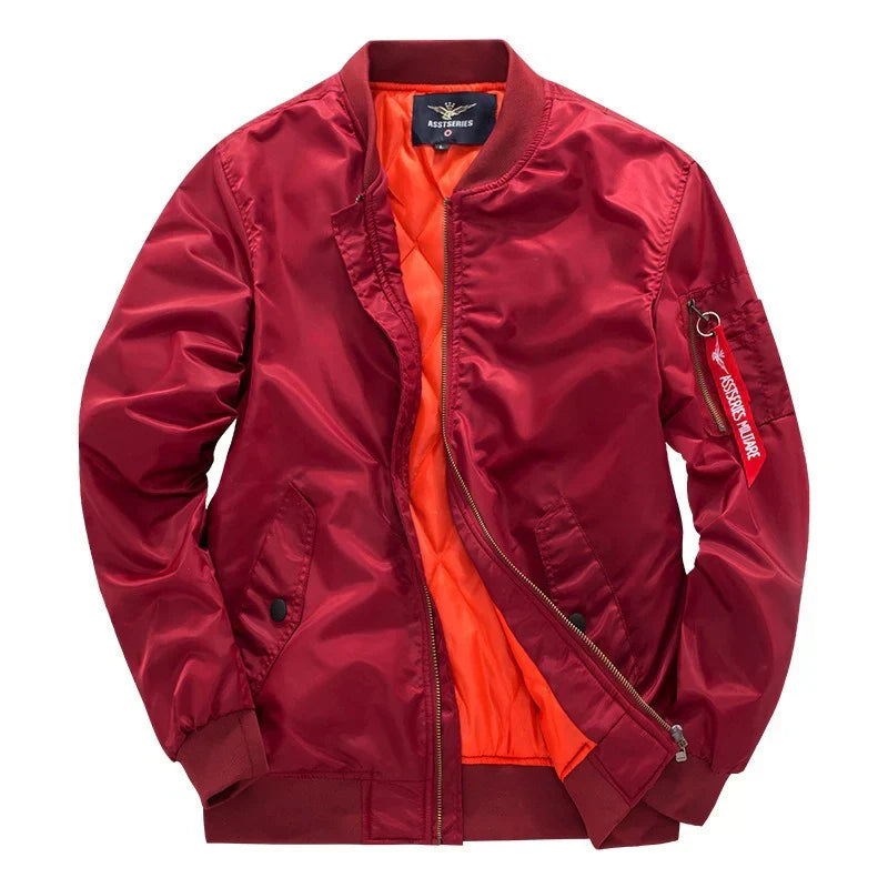 Stylish utility jacket for men, perfect lightweight outerwear for casual outdoor adventures in any season.