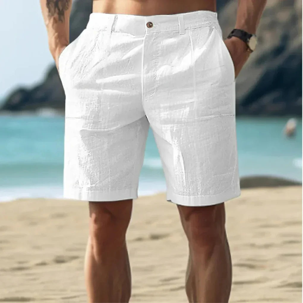 Men's casual summer shorts with a relaxed fit and drawstring waist, perfect for warm weather and everyday comfort.