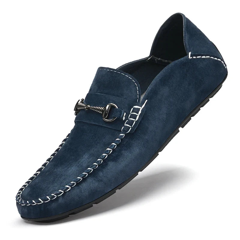 Classic men's suede bit loafers with durable sole, a staple for any discerning gentleman's wardrobe