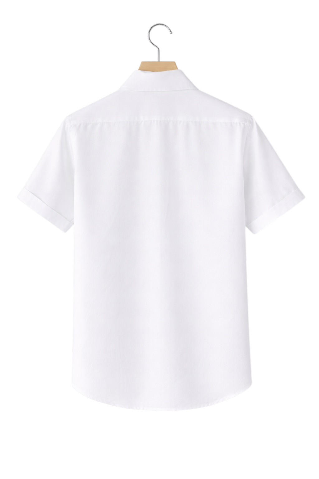 Classic men's button-down shirt with long sleeves, offering a timeless, versatile casual-to-formal style.
