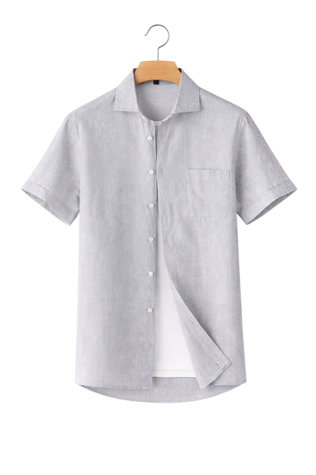 Relaxed fit men's dress shirt, a comfortable classic button-down for day to night style.