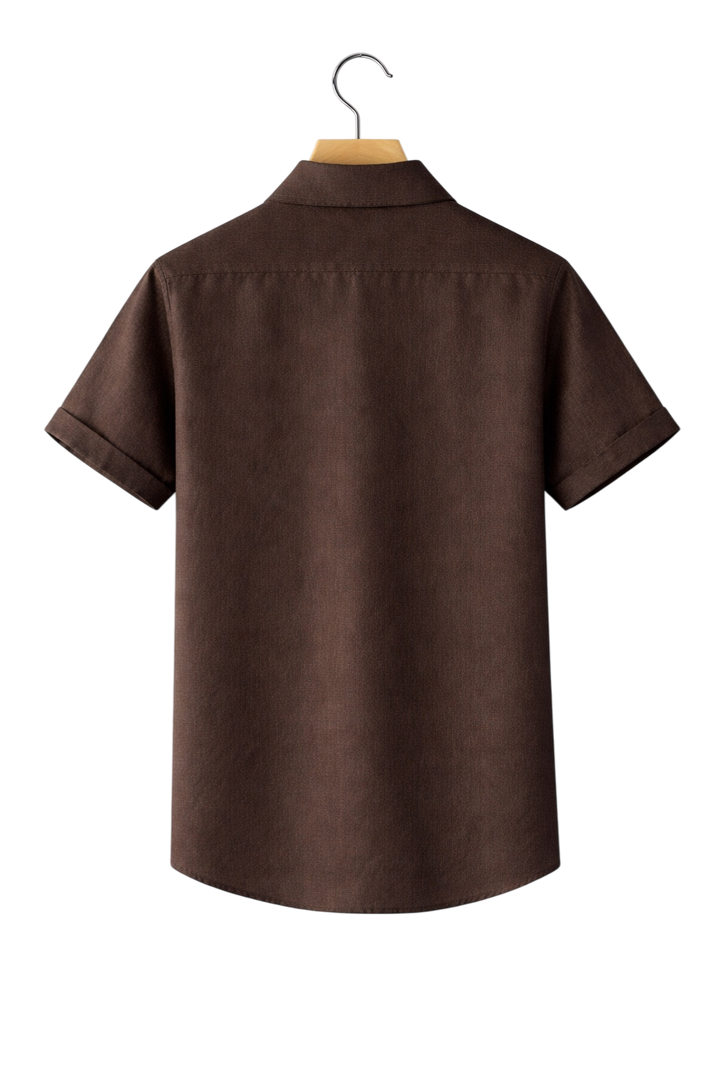 Formal men's dress shirt, a classic long sleeve button-down for professional or elegant occasions.