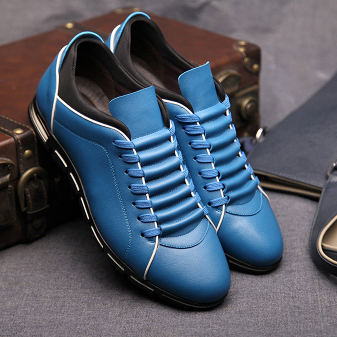 Experience all-day comfort with these classic men's low-top lace-up sneakers.
