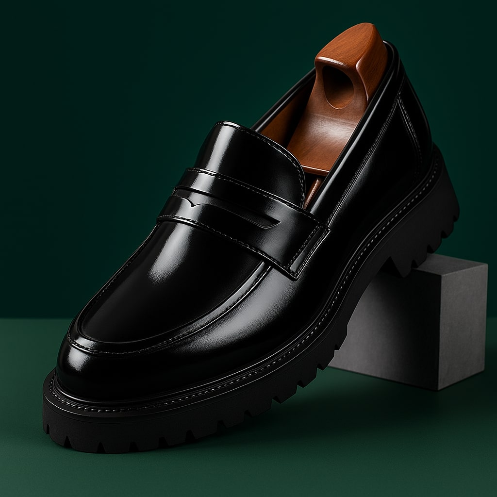 Versatile men's formal & casual slip-on loafers. Classic design, comfortable footwear for an elegant look.