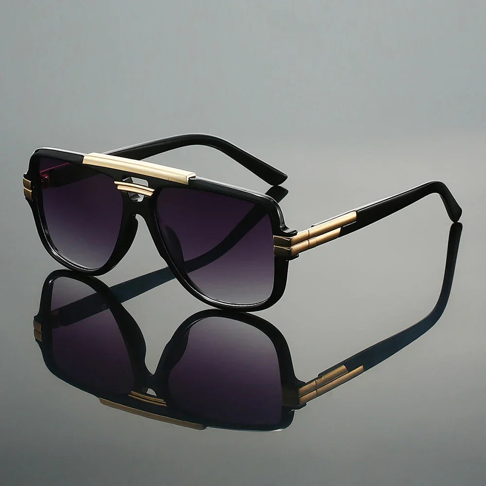 Classic men's UV400 protective sunglasses, a key outdoor accessory & stylish driving glasses for men.