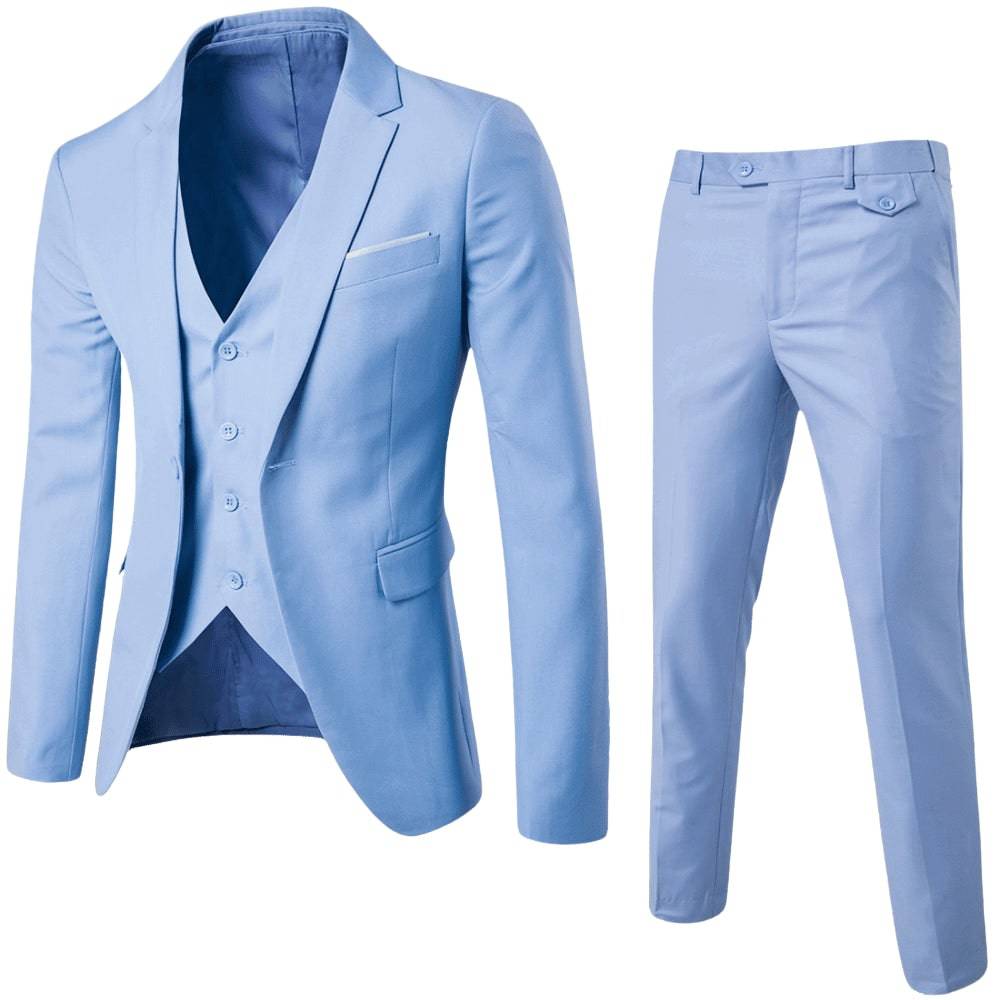 Sharp men's tailored classic suit, offering comfort and style for any formal occasion