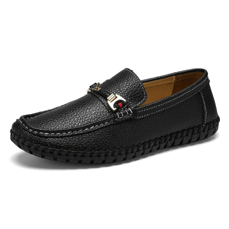 Men's classic leather bit loafers, a must-have for those seeking stylish, comfortable, and elegant footwear