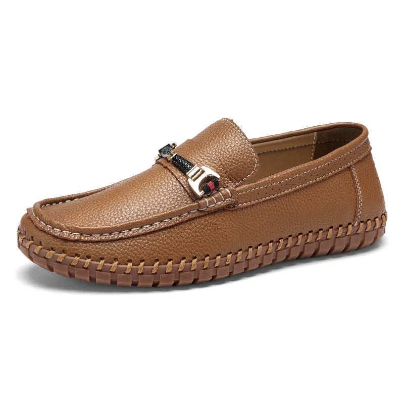 Collection of men's leather bit loafers in various shades of brown and black, perfect for any outfit