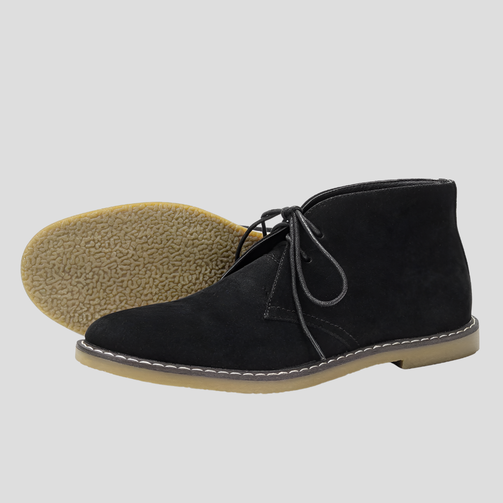 Men's stylish lace-up desert boots, vintage classic design. Perfect casual everyday footwear.