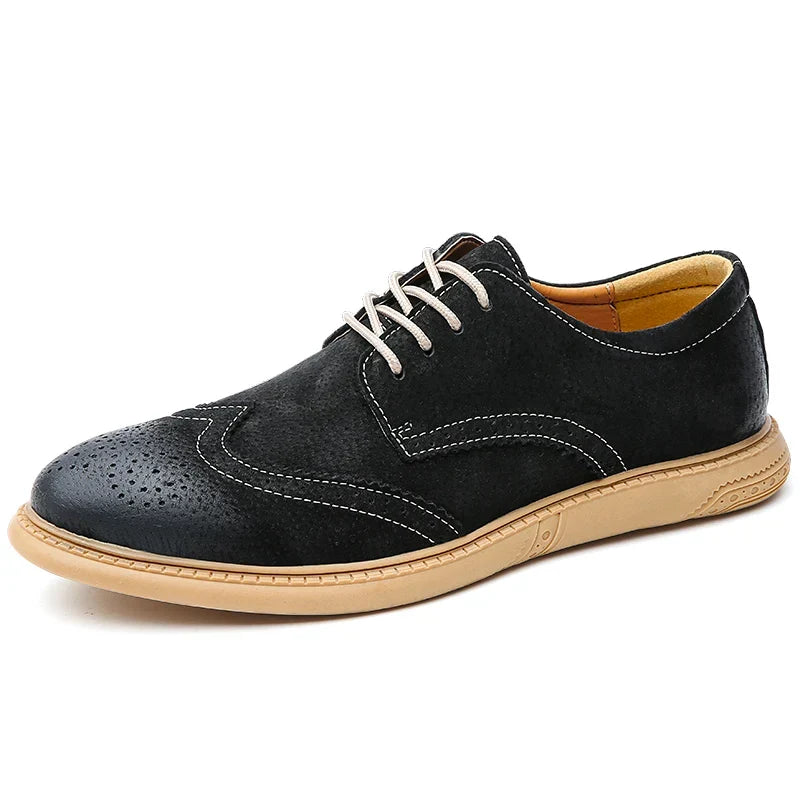 Modern men's comfortable lace-up dress shoes, excellent for daily wear, office, or formal events.