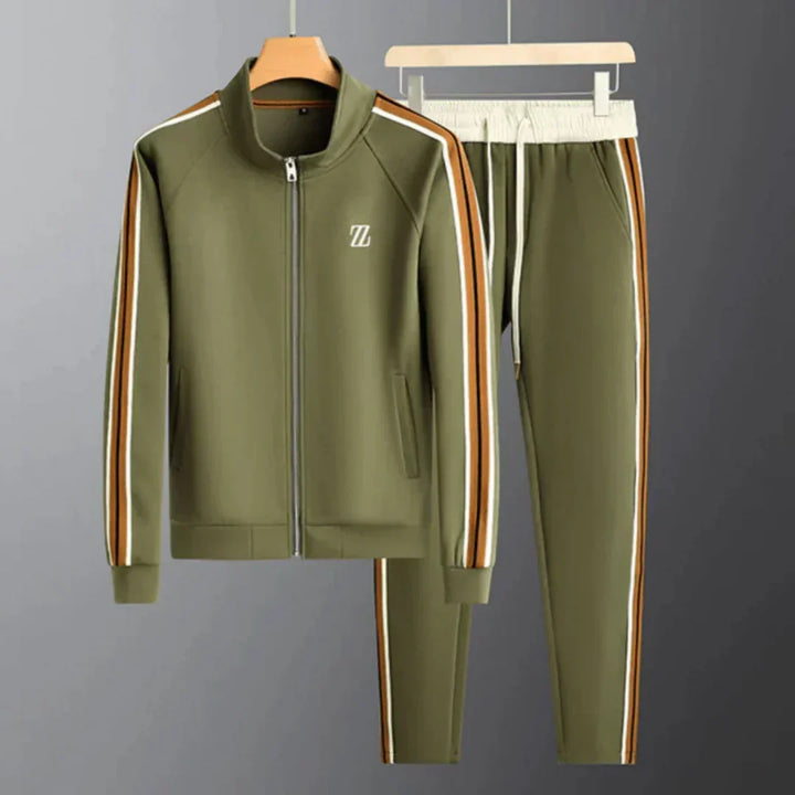 Men's comfortable tracksuit set, relaxed fit, ideal for loungewear & casual everyday fashion.