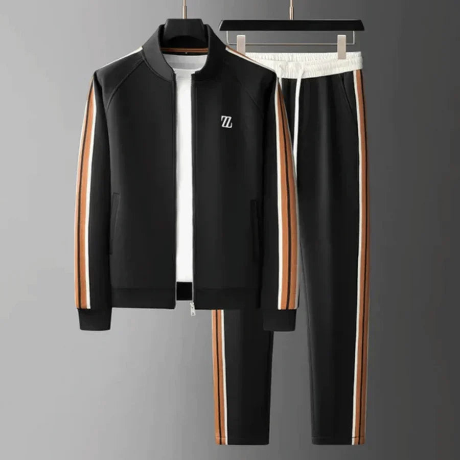 New men's relaxed fit loungewear tracksuit, super comfortable for casual and athletic style.