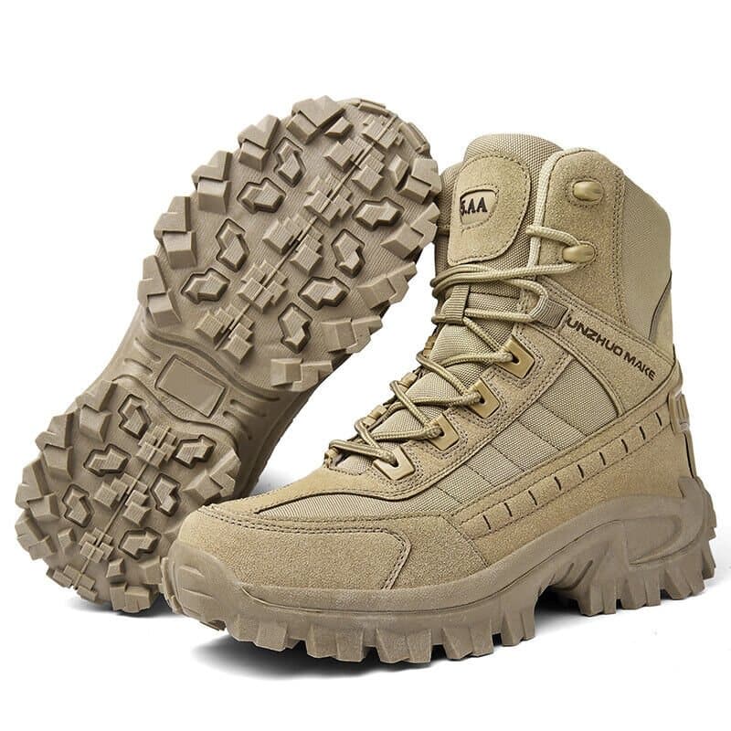 Men's rugged outdoor footwear, lace-up, perfect for work, trails & tactical use.
