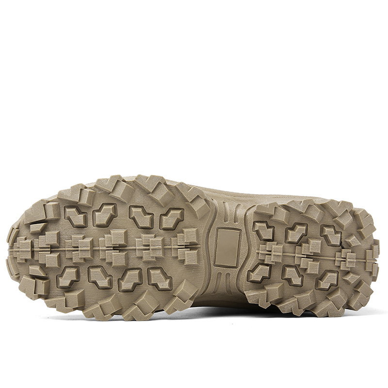 Lace-up men's hiking boots, built for durability & protection on any terrain.